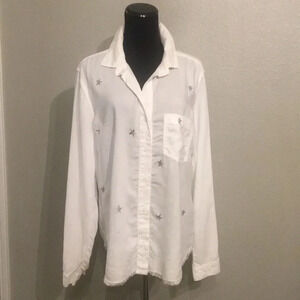 NewBella Dahl Pocket Front‎ Star Button Up Shirt